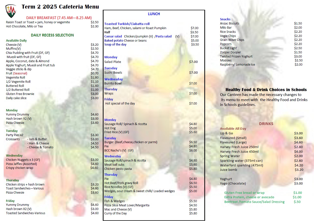 Cafeteria-Menu-T2-2025